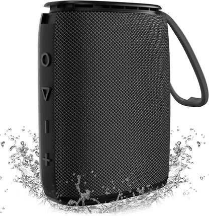 H3 Portable Wireless Speaker - Bluetooth 5.0 with Rich Bass HD Stereo Sound, IPX7 Waterproof, 15H Playtime, USB-C Charge, Shower Speaker, TWS Pairing for Home, Outdoors, Travel