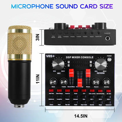 Microphone for Podcast Equipment Bundle and Studio Recording Equipment,Usb Microphone,Microphone for Computer,Perfect for Recording Podcasts and Live Streaming